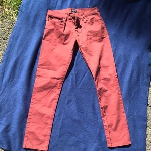 Forever 21 men’s dark red straight leg pants